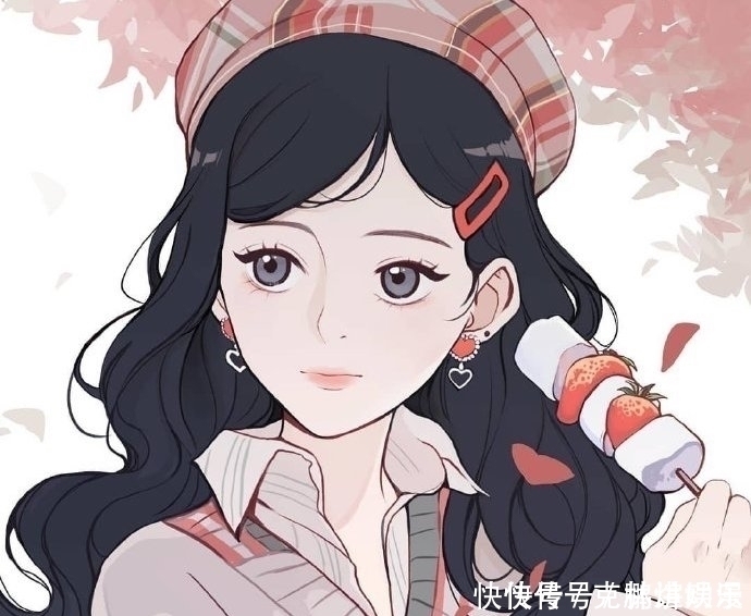 头像|一组少女心十足的好看插画,很适合做卡通动漫头像哦!