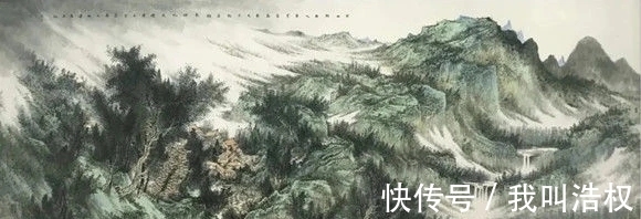 房军#工写之间,山东画院房军山水画