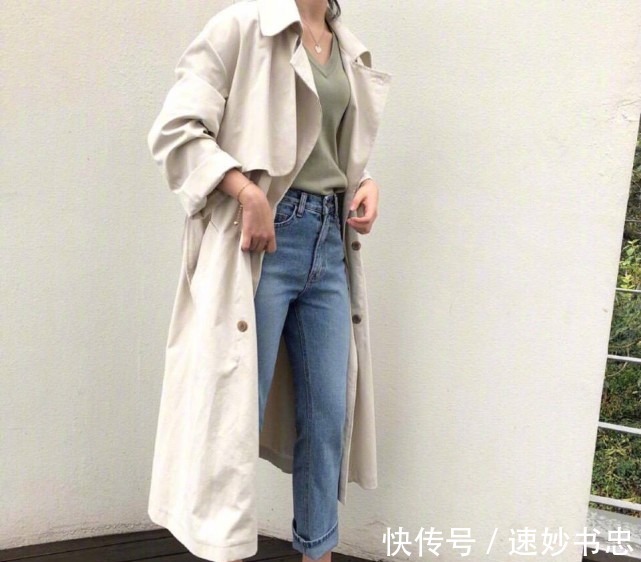 简约 风衣,我喜欢这样穿!简约精致又贼拉风,上街后非常吸睛!