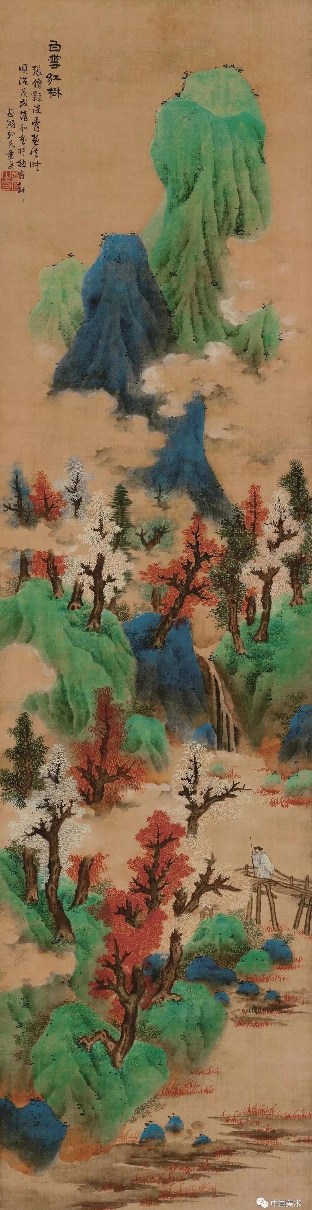 职业画家|他的老师是董其昌,学生是陈洪绶,开创著名的“武林画派”