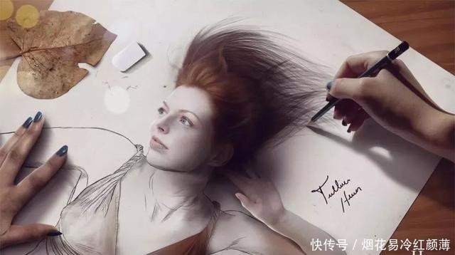 学无术!他的画作惊艳了无数人的眼球,这到底是人在画画还是画在撩人