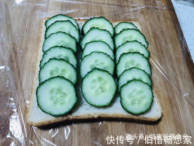 关晓彤蔬菜三明治改良版,10分钟搞定健康早餐,低卡减脂还管饱