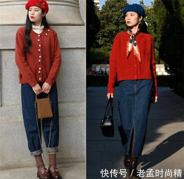 穿搭 烂大街的“奶奶衫”,今春流行这样穿,不仅洋气显瘦,还有女人味