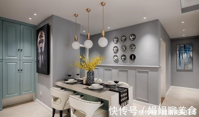 小公主|谭书娅作品106㎡一家三口，现代美式风打造的幸福之家！