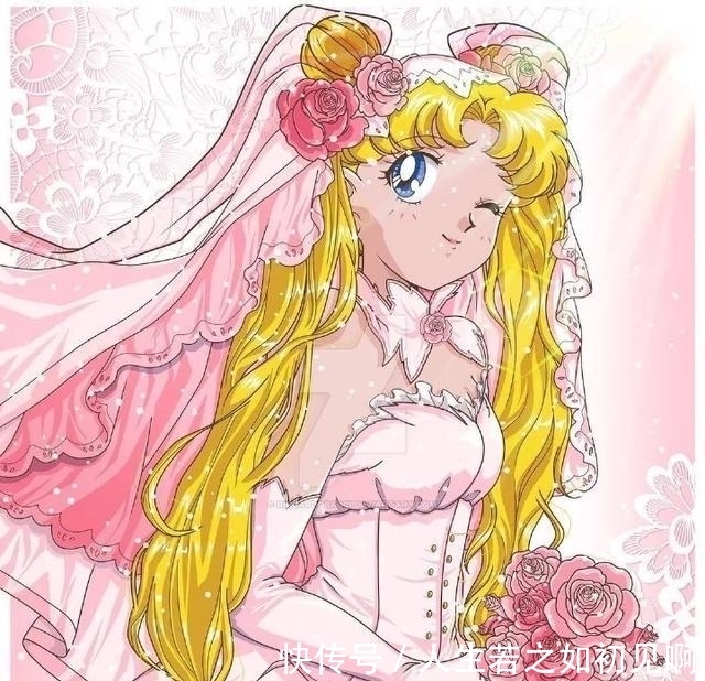 婚纱|穿婚纱的《美少女战士》,月野兔充满少女心,天王遥最惊艳