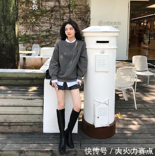  卫衣|卫衣这么穿，真的显胖又显矮