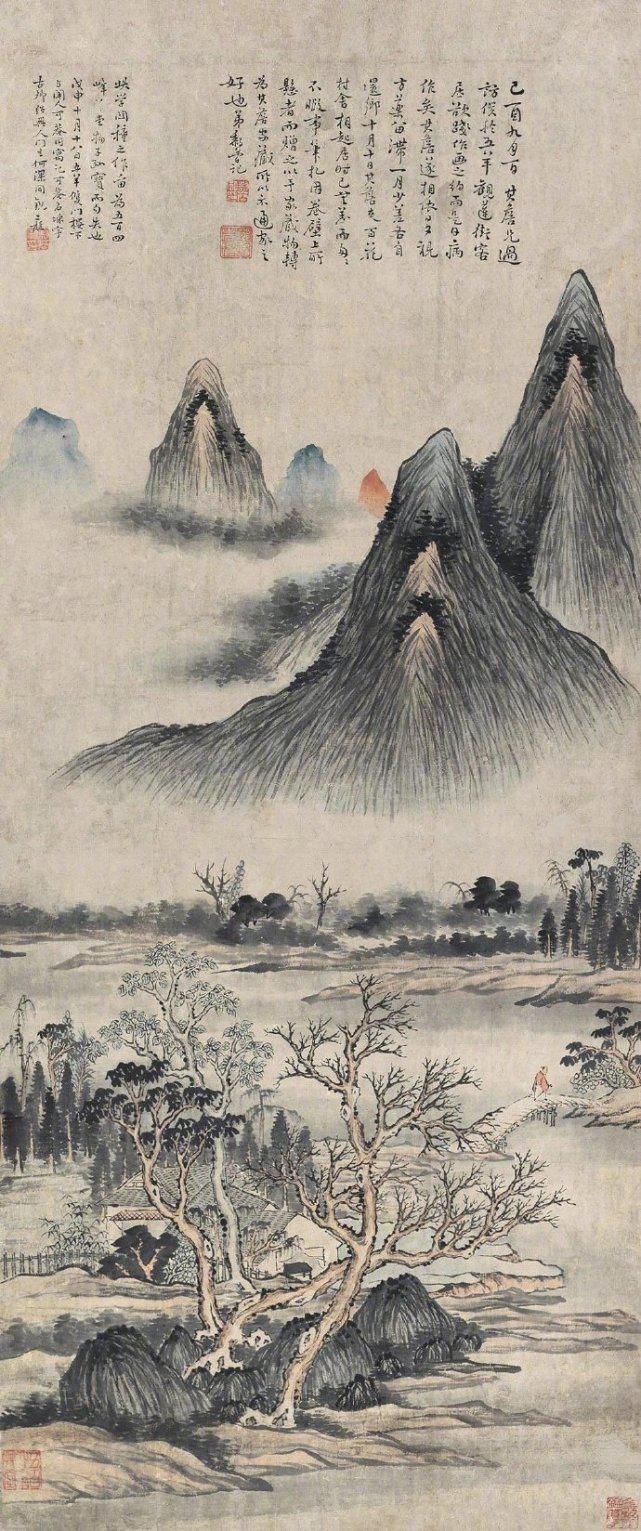  奇峰|清中期青绿山水的奇峰——岭南画家黎简作品欣赏（图）