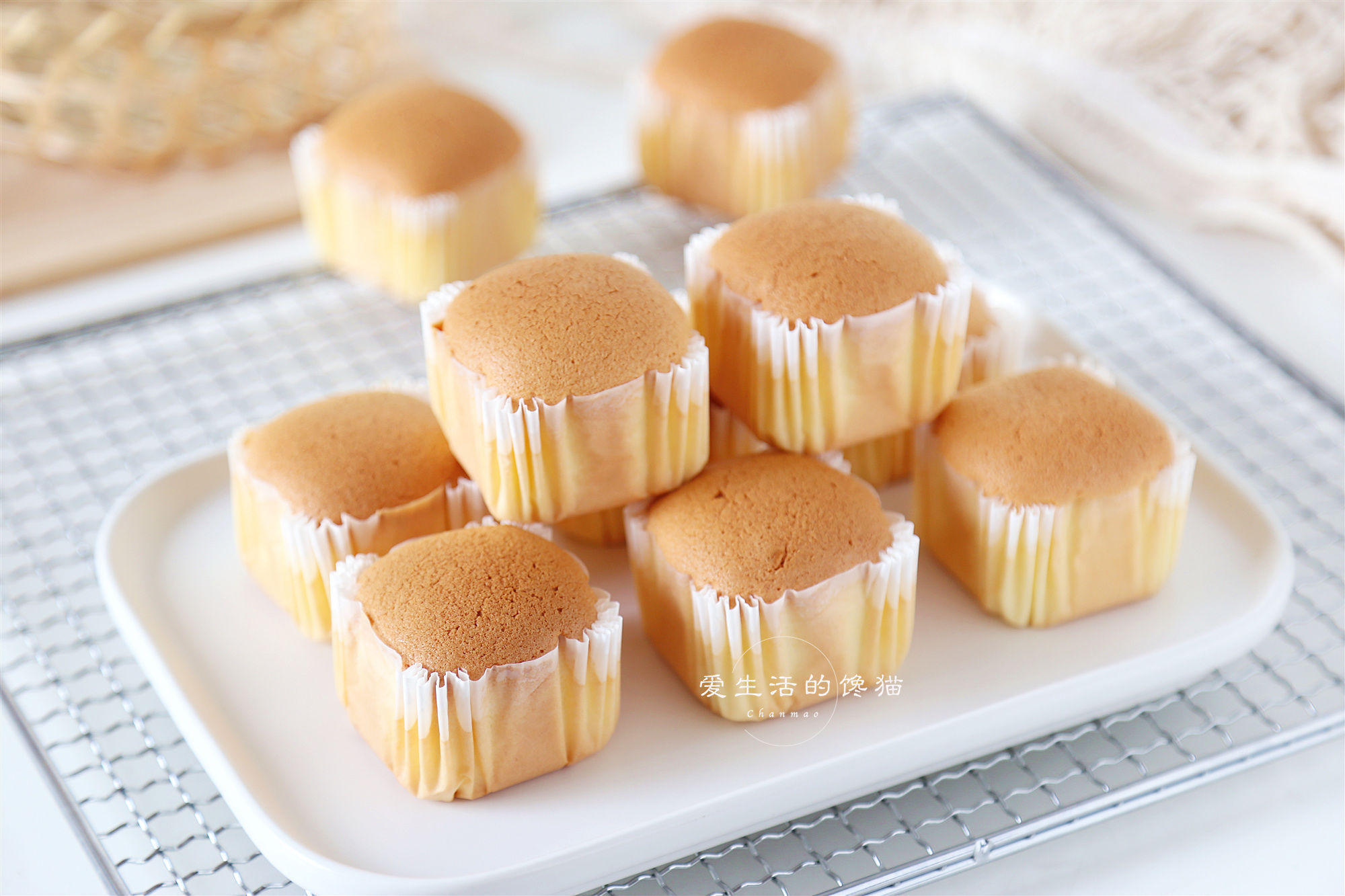 开裂|零失败的快手纸杯蛋糕，不开裂，不回缩，小白一次成功，快收藏！