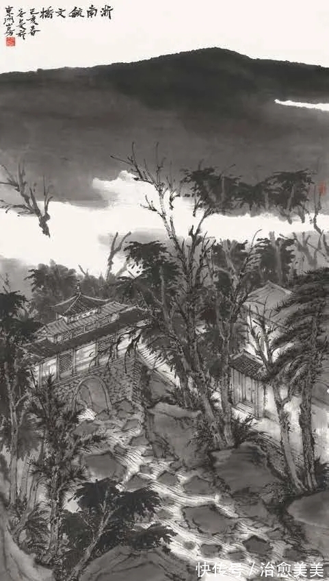 水墨!中国美院|二十多年来,他的水墨山水画影响了众多青年创作者