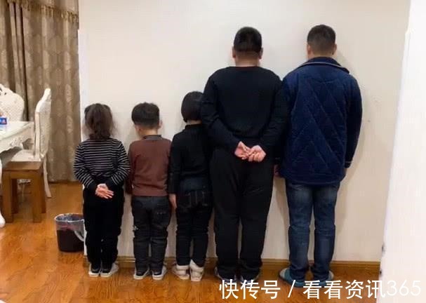 宝妈|“超怂奶爸”带四个娃面壁走红,网友一人犯错,全军覆没