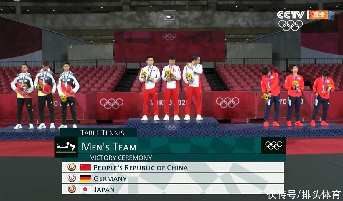 樊振東|馬龍假裝要戴兩塊金牌，許昕給樊振東加冕！央視：龍莽胖時(shí)代