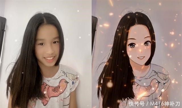 林瑞阳|张庭老公赞女儿漫画脸，晒五连拍对比，却被指遭前妻儿女颜值秒杀