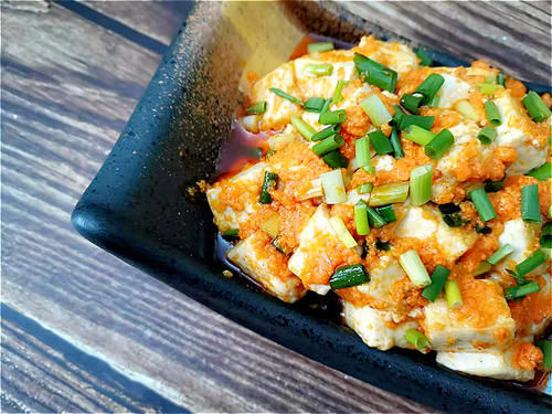 蟹黄豆腐|小雪后，豆腐这样做才解馋！鲜嫩入味又营养，一大盘都不够吃