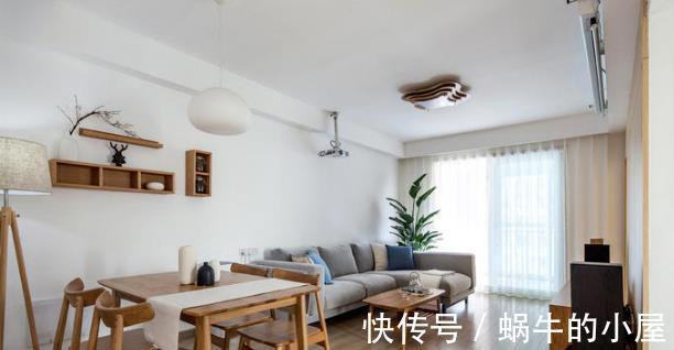 推拉窗|100平三居室，室内清新自然，隐形门你敢尝试吗？