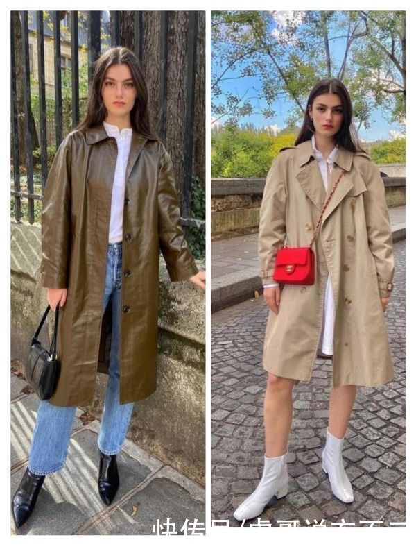 初春首件单品一定是风衣，穿对随性又优雅，看潮人出街就知道了