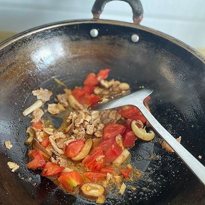 豆角|茄汁豆角焖面