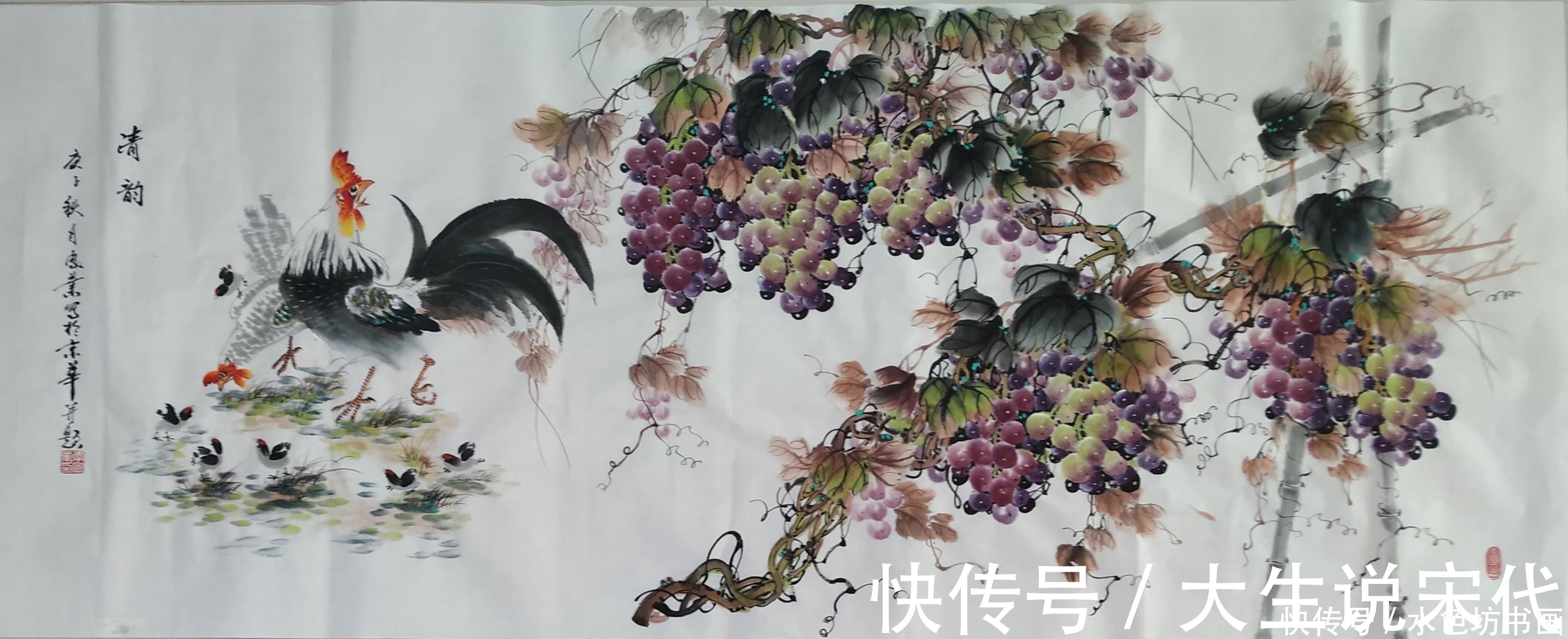 李凤业$画家专栏 │李凤业——雀鸟翻飞嬉,远去尘嚣喧