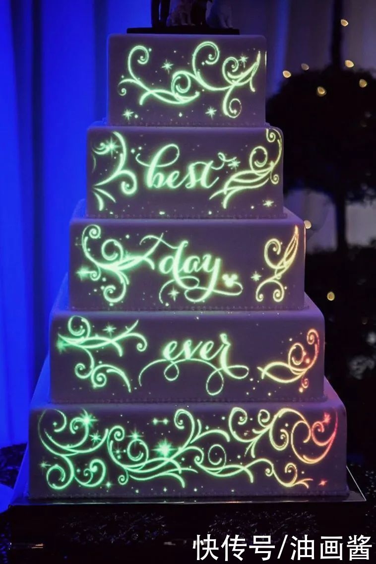 ?想要婚礼独一无二？这样的创意蛋糕不能少，满满艺术感