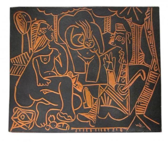 佳士得|毕加索三件作品上线阿里拍卖，其中有博物馆展品《草地上的午餐》