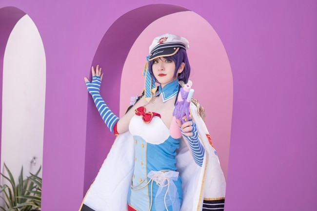 海军|cos：星空凛和东条希，双人海军觉醒