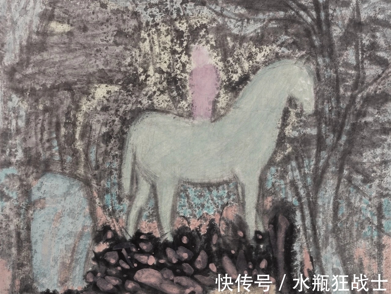 国画家！曹鑫中国画｜有意渲染一种神秘而幽深的气氛