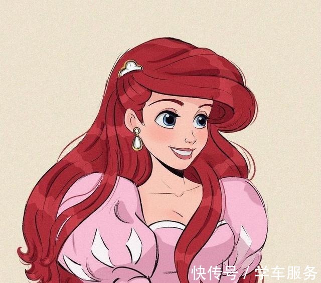 乐佩公主|不同风格的迪士尼公主,贝儿公主换上洛丽塔,花木兰古风韵味!