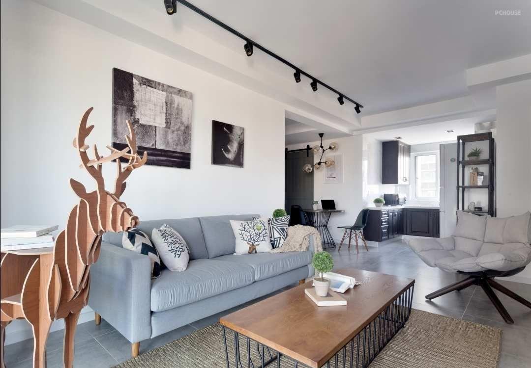 三室之家|时尚个性的北欧风,搭配独特的线条,打造与众不同的三室之家