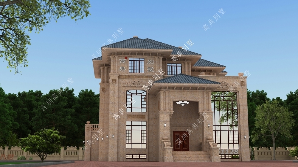 布局|简欧农村别墅,外观简洁大方,布局合理