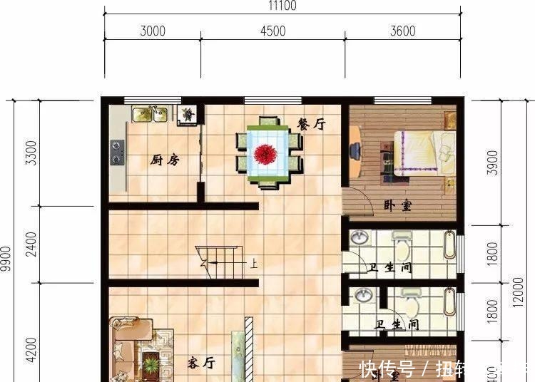 别墅|造价18万的两栋小别墅，带走廊设计，为农村生活量身定制！