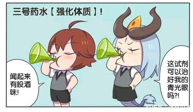 王者荣耀漫画；扁鹊失败的药水，李白喝了之后变成了萌妹子？