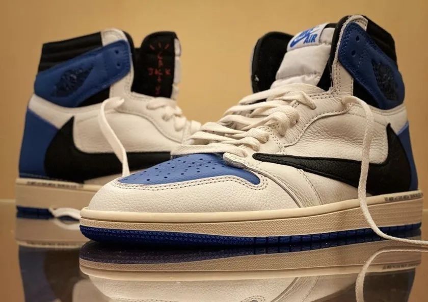 tr预定今年鞋王?TS x 藤原浩闪电 x AJ 1 三方联名最新实物美照发布!