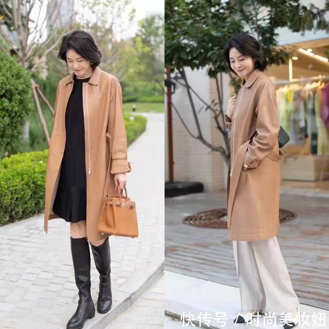 深蓝色 女人不管年龄多大,穿出高级才重要,注重搭配细节,咋穿咋美