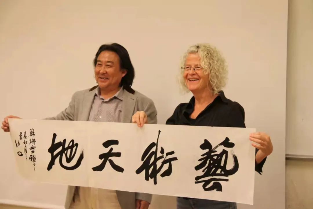 杨大眼造像@中西结合笔传情·锐意创新始通神——张山绘画人物山水艺术新貌