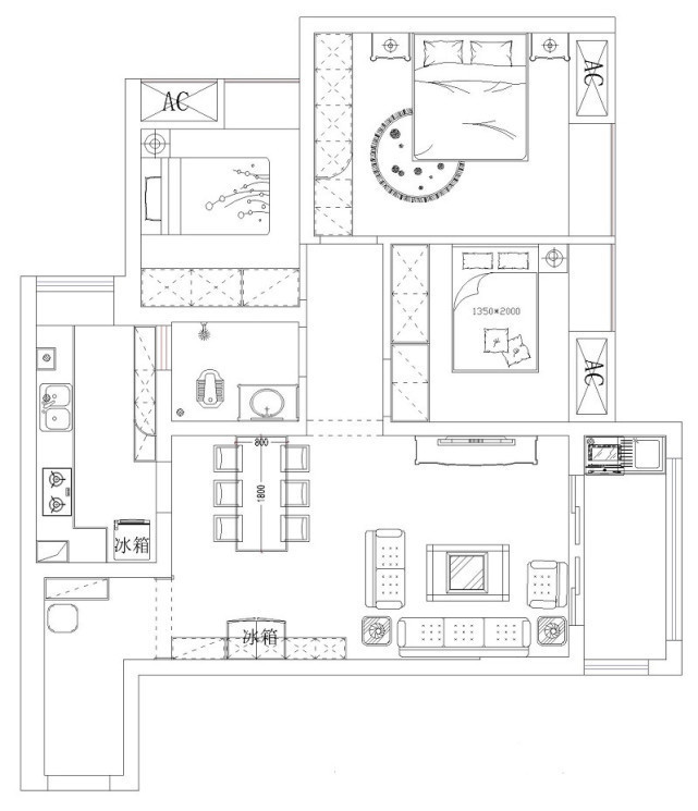 装饰|84平现代风三居室客厅粉色为主，有着少女心的装饰很清新