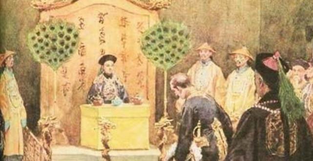 架势|清朝老照片图二是李鸿章夫人，图三当官老爷出行很有架势！