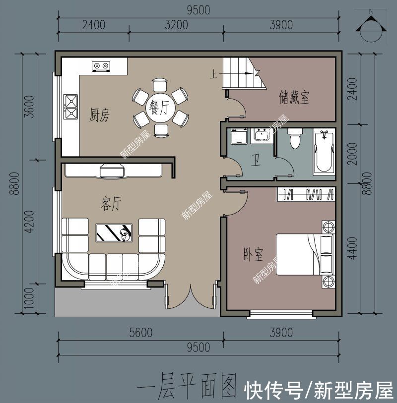 房子|20万的存款，能在农村盖什么样的房子？5套户型你更喜欢哪一套？