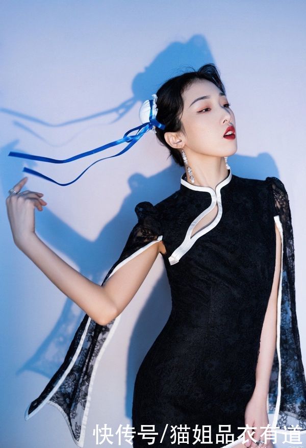 Yamy的高级脸太有优势，穿改良旗袍cos春丽，好有东方韵味