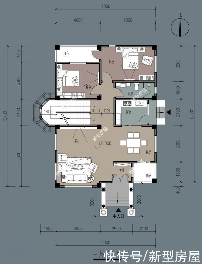 预算|农村两层别墅怎么建才好看?推荐这10套图纸,总有一套适合你