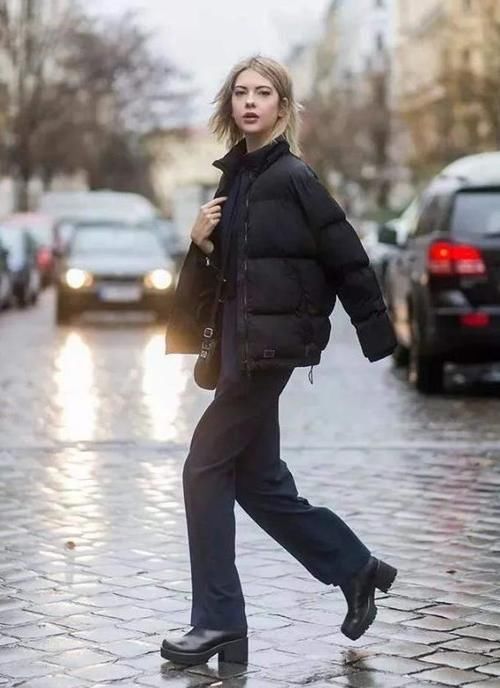 搭配|又到了穿羽绒服的季节,今年流行“穿短不穿长”,时髦保暖又显高