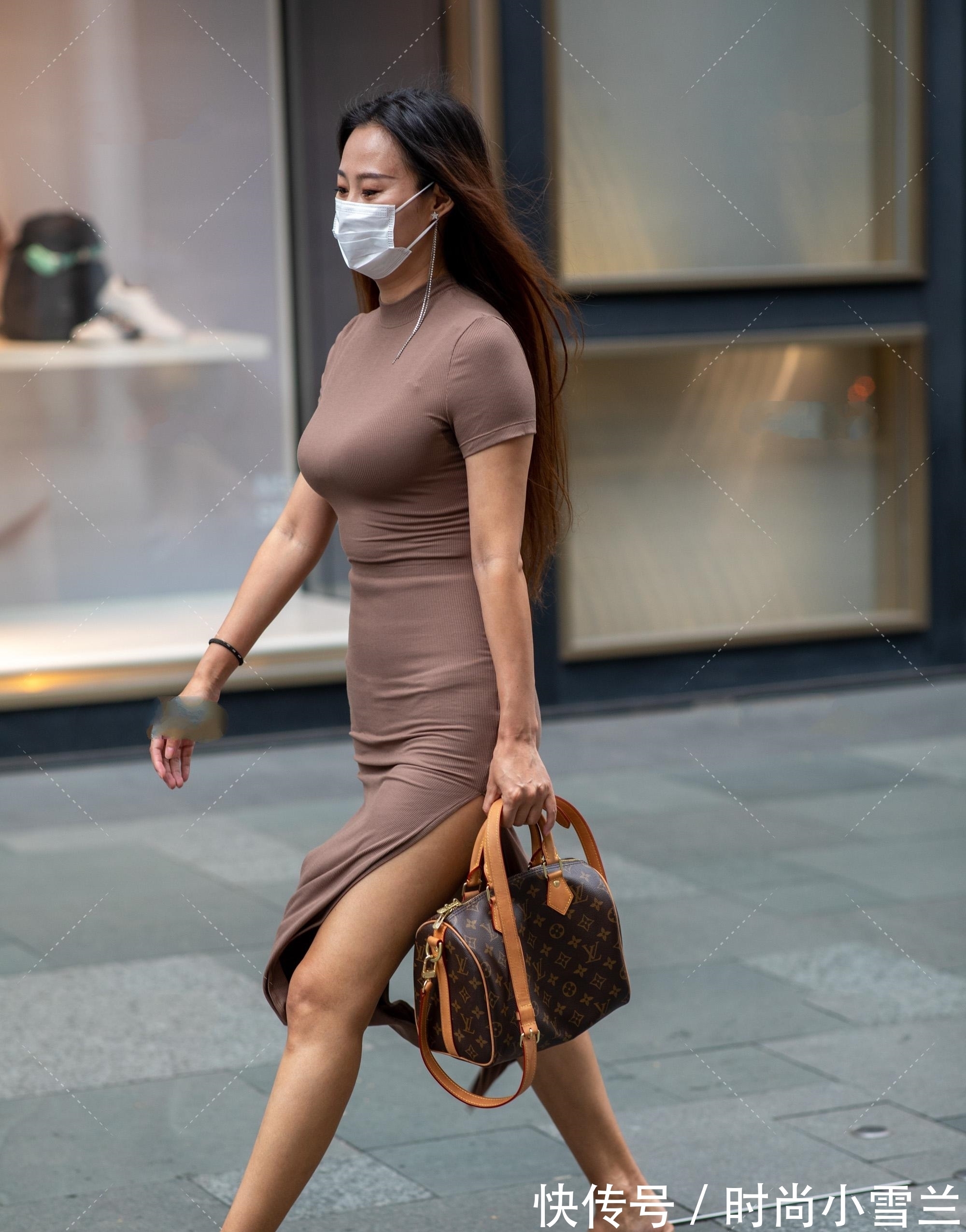 紧身长裙 双开叉高弹性紧身长裙,优雅大气女人味十足的成熟裙装