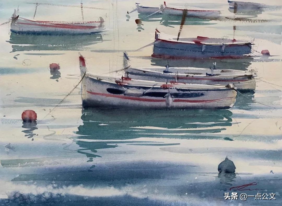 艺术家|流淌的水彩原来是这样的：充满活力与动感