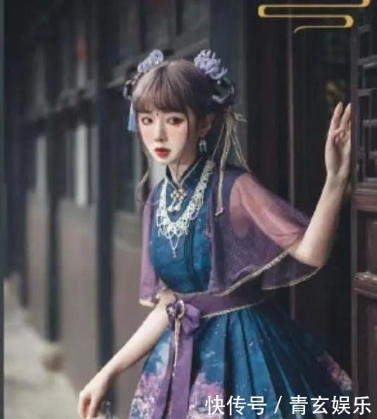 黄杏|故宫的红墙黄杏,除了汉服外,国风Lolita中西结合独一无二的美