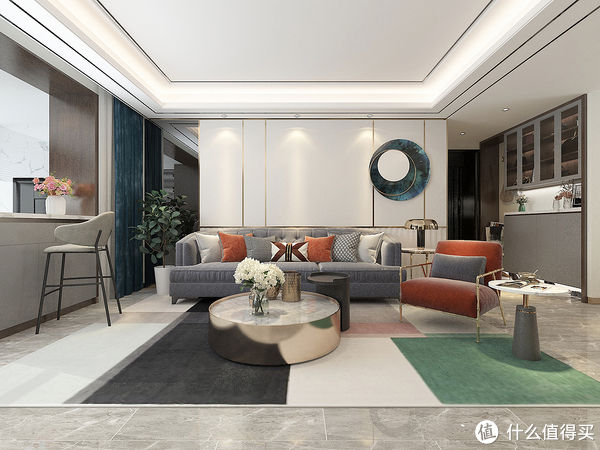 现代|发现一户装修很精致的现代轻奢风，分享出来看一看，一点都不将就