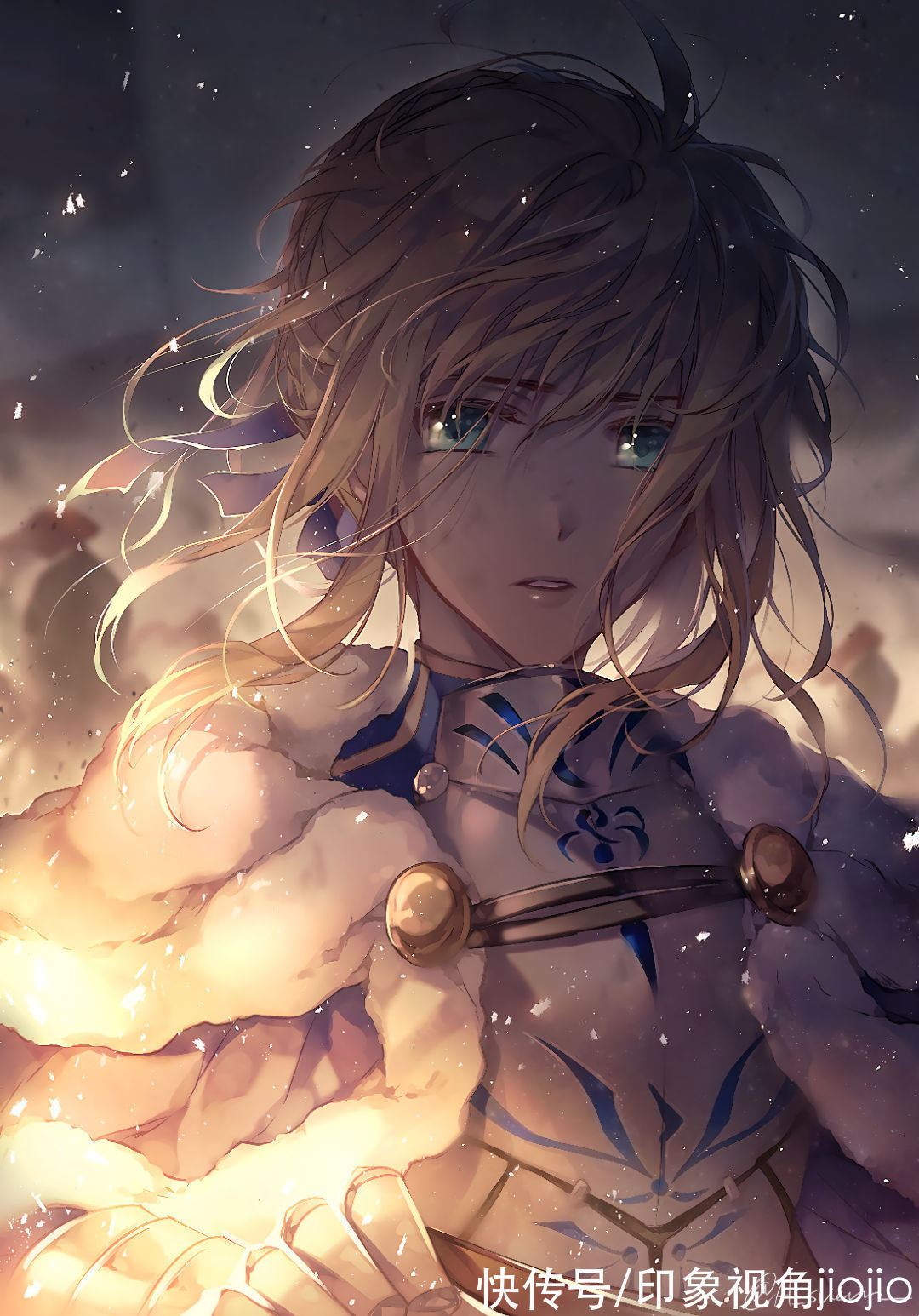 插画作品!风格各异的Fate同人插画,在氛围的渲染上也很到位