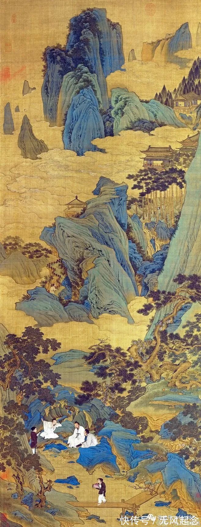 清明上河图#它被誉为明版“清明上河图”,放大10倍,却发现有个戴眼镜的男人