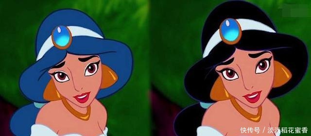 美丽|盘点迪士尼公主染发后的样子,乐佩依然美丽,贝儿居然被嫌弃了!