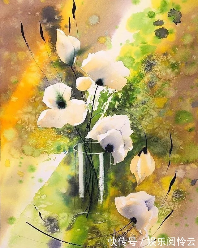 屏保$充满仙气的水彩画,每一张都可以用来做屏保!