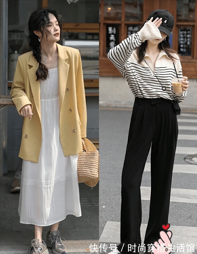 长袖|初秋穿搭没灵感？这14套简约搭配示范，照着穿减龄显高级