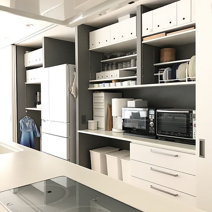 收纳|为何有钱人的厨房不装吊柜了头次见这种设计,真想回家拆了重装