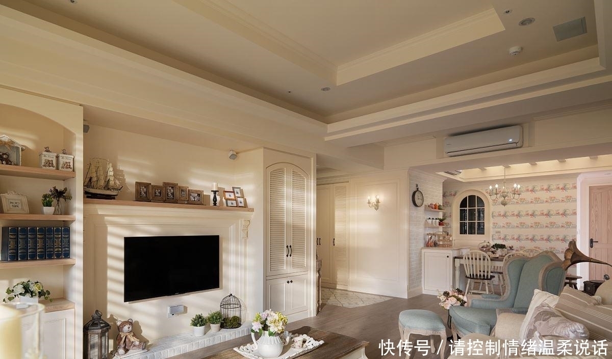 书架|田园风的创意房屋，树桩书架、让房屋变得有个性又清新